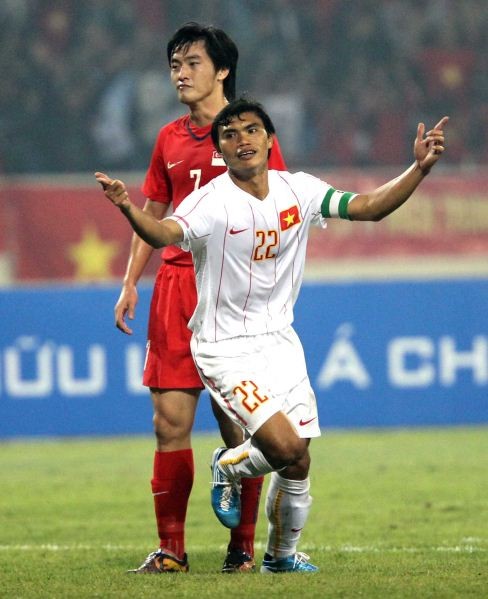 Tính đến nay, Tài Em đã có trên 60 lần khoác áo ĐTQG Việt Nam và ghi được 10 bàn thắng. (Ảnh: Quang Minh)